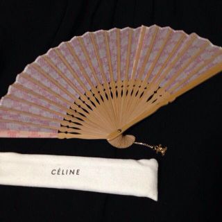 セリーヌ(celine)のセリーヌ🌸ピンク扇子(和装小物)