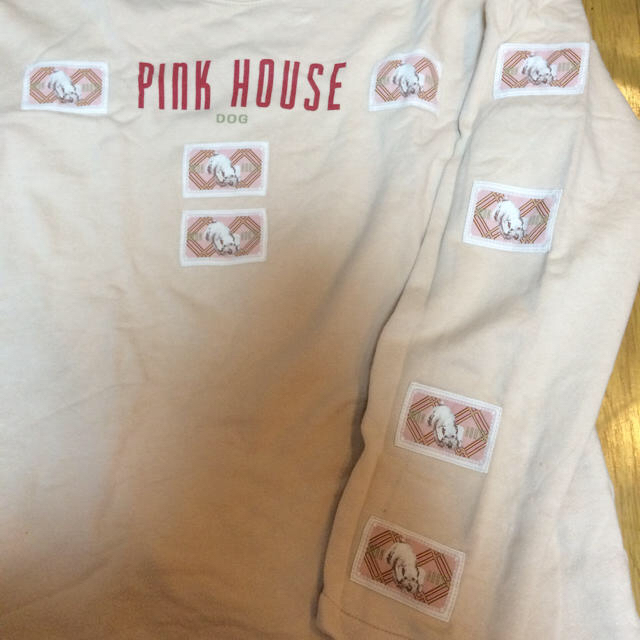 PINK HOUSE(ピンクハウス)のピンクハウス DOGワッペントレーナー レディースのトップス(トレーナー/スウェット)の商品写真