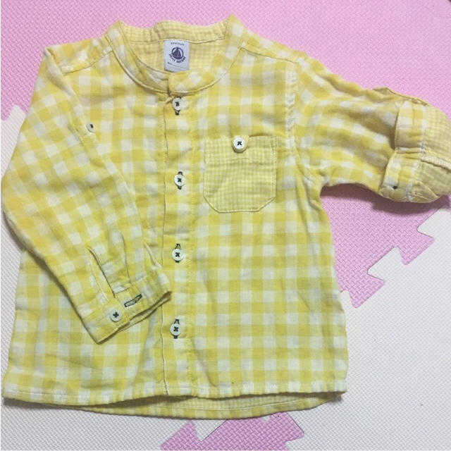 PETIT BATEAU(プチバトー)のPetit Bateau シャツ２枚セット！ キッズ/ベビー/マタニティのベビー服(~85cm)(シャツ/カットソー)の商品写真