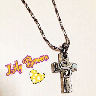 リリーブラウン(Lily Brown)のイニシャルS ネックレス(ネックレス)