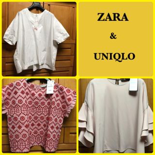 ザラ(ZARA)の本日0時まで限定！まとめて1000円！(シャツ/ブラウス(半袖/袖なし))