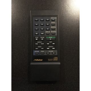 ビクター(Victor)のVictor CDプレーヤーXL-Z701用 リモコン RM-SX70(ポータブルプレーヤー)