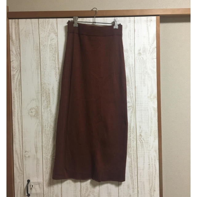 UNIQLO(ユニクロ)の【aym様専用】UNIQRO メリノブレンドリブスカート レディースのスカート(ロングスカート)の商品写真