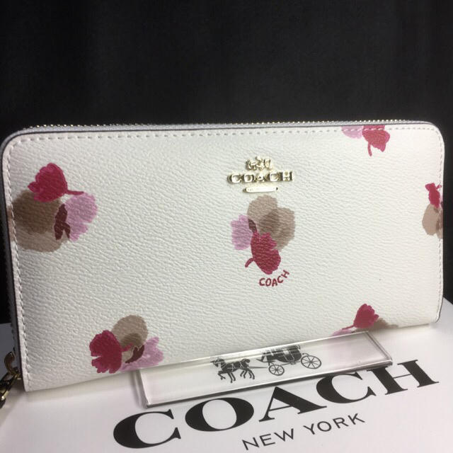 COACH(コーチ)のセール❣️プレゼントにも❤️新品コーチ長財布F53794ホワイトマルチ レディースのファッション小物(財布)の商品写真