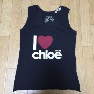 シーバイクロエ(SEE BY CHLOE)の☆美品☆ See by Chloe タンクトップ 小さいサイズ 38(タンクトップ)