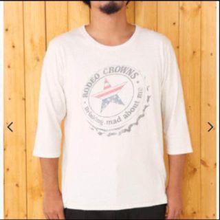 ロデオクラウンズワイドボウル(RODEO CROWNS WIDE BOWL)のロデオクラウンズ メンズ 七分袖 Ｔシャツ 新品(Tシャツ/カットソー(七分/長袖))