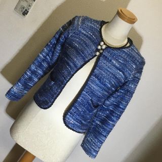 ザラキッズ(ZARA KIDS)のZARA Kids 164cm 7号9号の方にも♪ ブルージャケット(ノーカラージャケット)