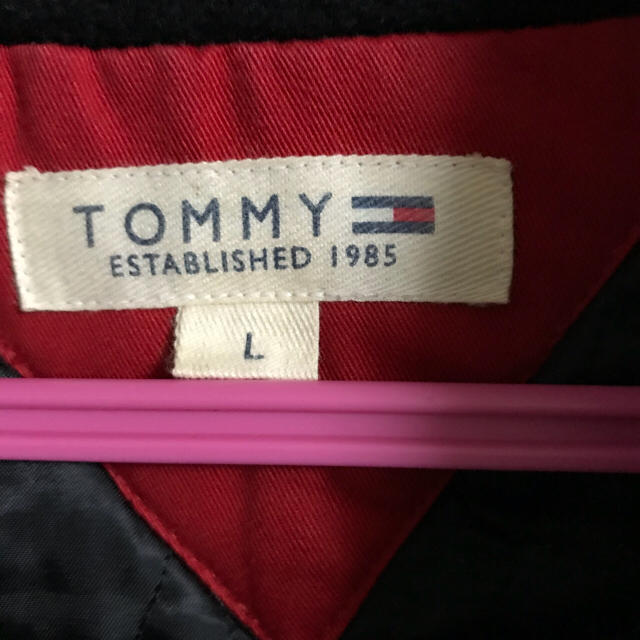 TOMMY(トミー)のTOMMY Pコート メンズＬブラック メンズのジャケット/アウター(ピーコート)の商品写真