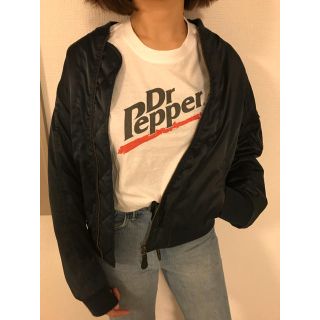 ローズバッド(ROSE BUD)の美品 ROSEBUD ネイビー MA-1(ブルゾン)