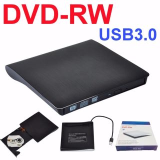 DVD ポータブルドライブ 外付け USB3.0 黒色 送料無料(PC周辺機器)