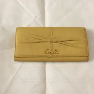 コーチ(COACH)のCOACH 黄色 長財布(財布)