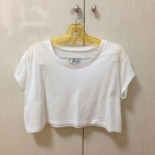 グレイル(GRL)のショート丈トップス＊GRL(Tシャツ(半袖/袖なし))