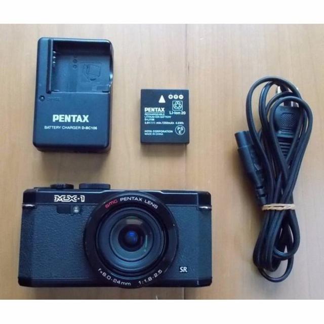 PENTAX(ペンタックス)の中古良品！PENTAX★PENTAX MX-1クラシックブラック スマホ/家電/カメラのカメラ(コンパクトデジタルカメラ)の商品写真