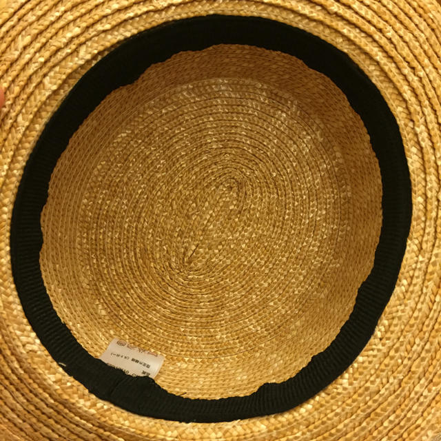 INGNI(イング)の麦わらカンカン帽 レディースの帽子(麦わら帽子/ストローハット)の商品写真