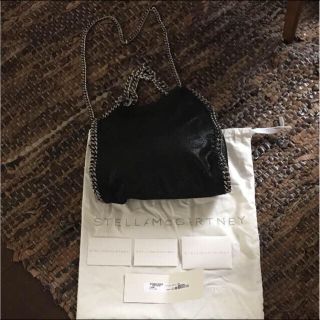 ステラマッカートニー(Stella McCartney)のステラマッカートニー ファラベラ ブラック ミニ バック 正規 美品(ショルダーバッグ)