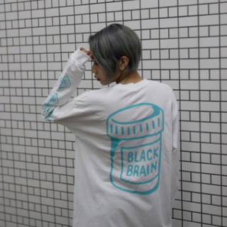 black brain ロンT L(Tシャツ/カットソー(七分/長袖))