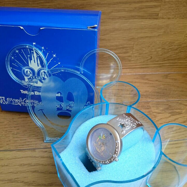 お値下げ、ディズニーランド記念品時計 レディースのファッション小物(その他)の商品写真