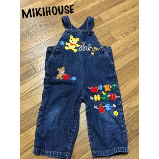 ミキハウス(mikihouse)のミキハウスオーバーオール80cm(ロンパース)