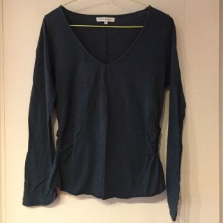 ローラアシュレイ(LAURA ASHLEY)の★お値下げ★ローラアシュレイ 長袖カットソー/Mサイズ/濃青緑(その他)