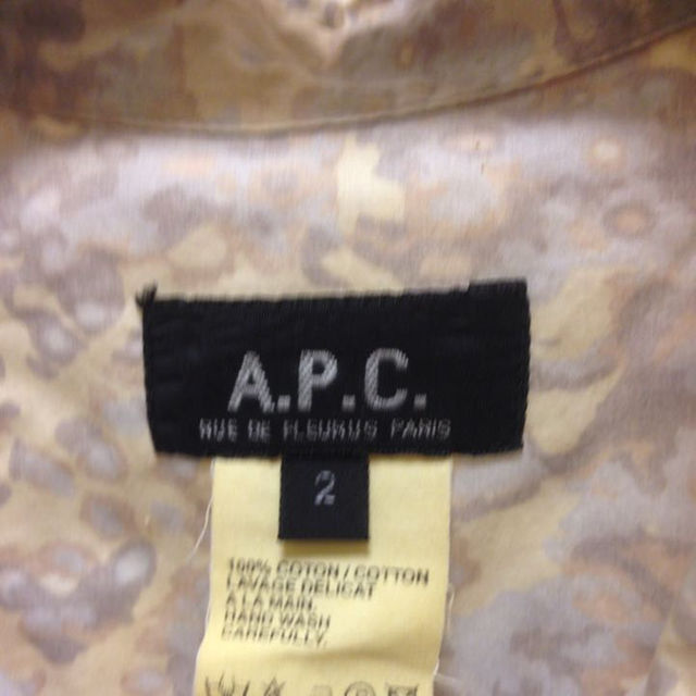 A.P.C(アーペーセー)のA.Ｐ.C.シャツ 迷彩パステルカラー メンズのトップス(シャツ)の商品写真