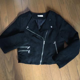 エイチアンドエム(H&M)のH&M フェイクスエードライダース(ライダースジャケット)