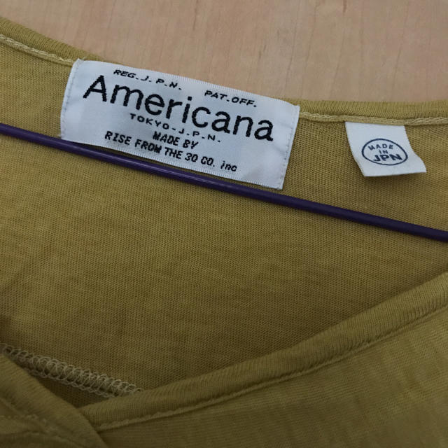 AMERICANA(アメリカーナ)のアメリカーナ★カットソー レディースのトップス(カットソー(長袖/七分))の商品写真