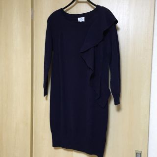 ランバンオンブルー(LANVIN en Bleu)のらぶ様専用です。LANVIN ウール ワンピース(ひざ丈ワンピース)