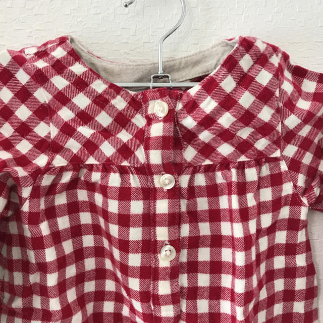 MUJI (無印良品)(ムジルシリョウヒン)のMUJIワンピース90cm キッズ/ベビー/マタニティのキッズ服女の子用(90cm~)(ワンピース)の商品写真