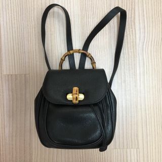 ゆず様専用 バンブーリュック黒 ZARA無印GUCCIグッチ(リュック/バックパック)