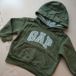 ベビーギャップ(babyGAP)のused*90babyGapカーキパーカー(トレーナー)