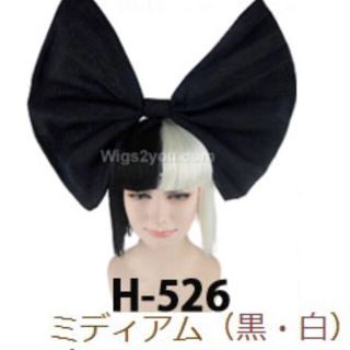 sia ウィッグ カツラ リボン付(ウィッグ)