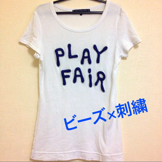 チャオパニック(Ciaopanic)の刺繍 play fair Tシャツ(Tシャツ(半袖/袖なし))