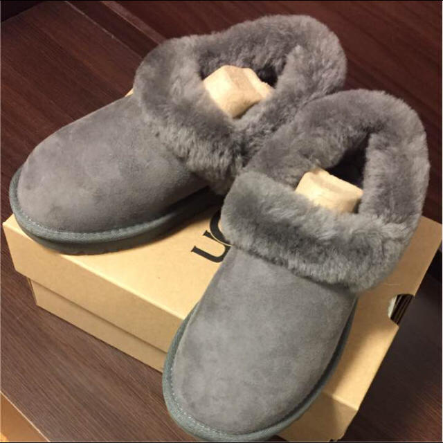 UGG - ugg ムートン NITA ニタ グレー 6 23 人気 レア 希少 オシャレの