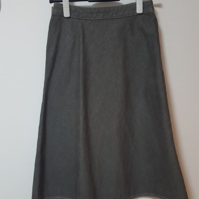 LEMAIRE(ルメール)のユニクロ U　フレアーデニムスカート レディースのスカート(ひざ丈スカート)の商品写真