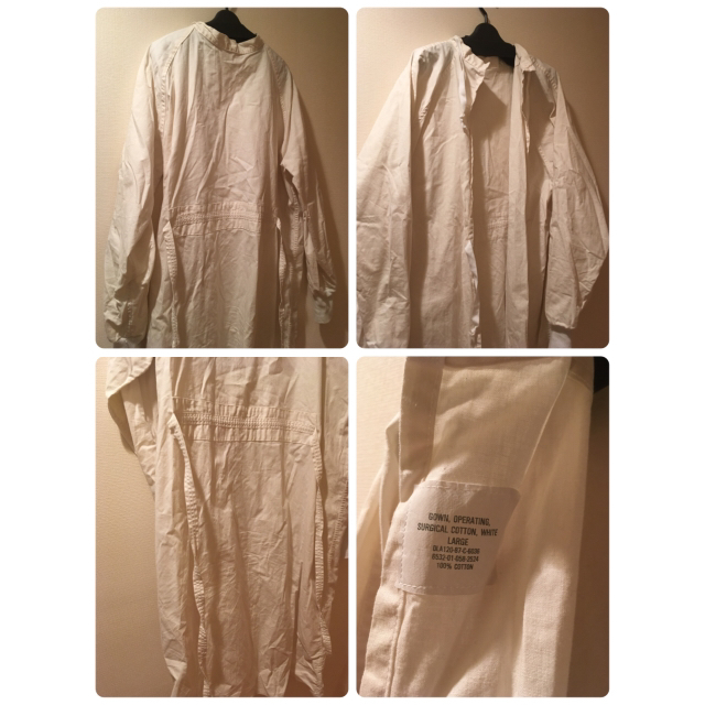 サージカルガウン オフホワイト レディースのジャケット/アウター(ロングコート)の商品写真
