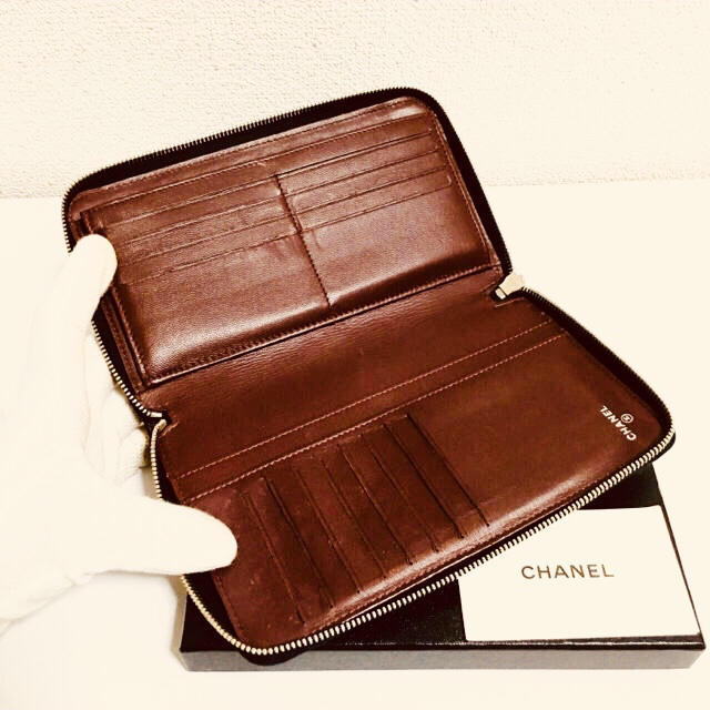 CHANEL(シャネル)の825❤️超極美品❤️最新❤️シャネル❤️ジップ 長財布❤️正規品鑑定済み❤️ レディースのファッション小物(財布)の商品写真