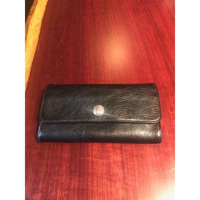【中古】クロムハーツ ウォレット ジュディー ブラック　デスペラード