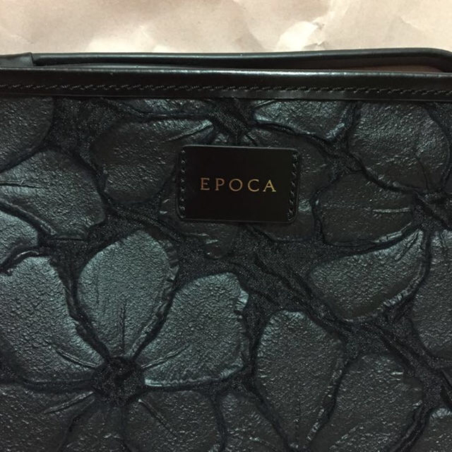 EPOCA(エポカ)の新品☆エポカ☆EPOCA デザインポーチ ブラック レディースのファッション小物(ポーチ)の商品写真