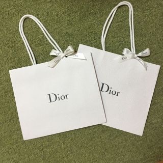 クリスチャンディオール(Christian Dior)の限定値下げ☆ディオール☆Dior ショッパー ２枚セットショ袋、紙袋(その他)