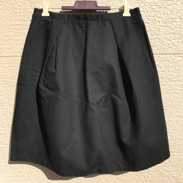 MACPHEE(マカフィー)の美品 MACPHEE マカフィー スカート 38 黒 ブラック レディースのスカート(ひざ丈スカート)の商品写真