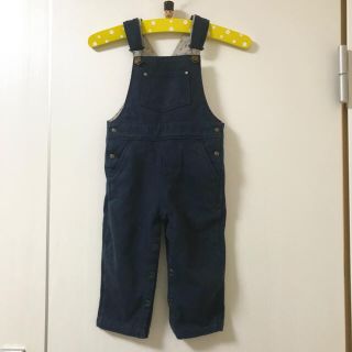 プチバトー(PETIT BATEAU)のプチバトー オールインワン オーバーオール 18m 81cm(カバーオール)