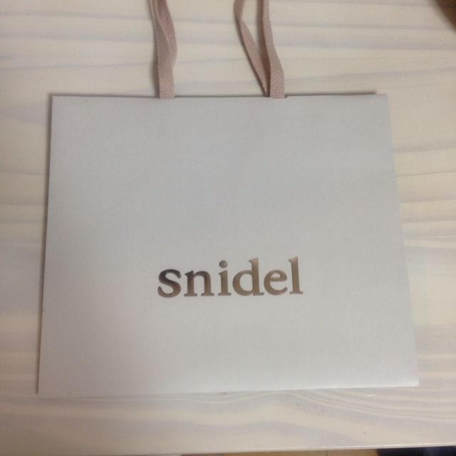 SNIDEL(スナイデル)のsnidel♡ショッパー レディースのバッグ(ショップ袋)の商品写真