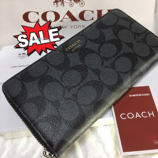 COACH コーチ 新品 長財布 メンズ-