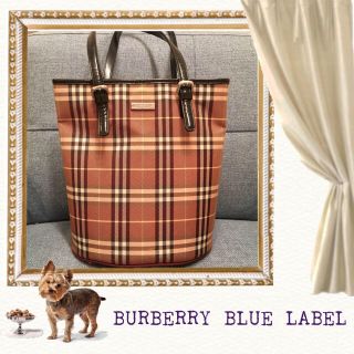 バーバリーブルーレーベル(BURBERRY BLUE LABEL)のバーバリーブルーレーベル♡牛皮トートバッグ(トートバッグ)