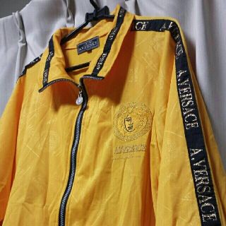 ヴェルサーチ(VERSACE)のゆうき様専用！　　A.VERSACE 90s ビンテージ ジャケット イエロー(ジャージ)