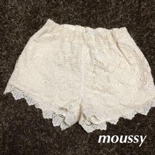 マウジー(moussy)のレースショートパンツ(ショートパンツ)