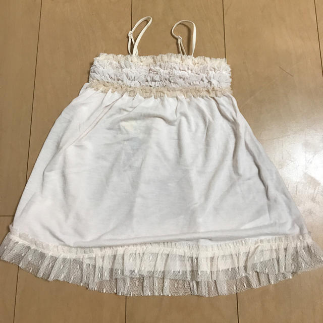 gelato pique(ジェラートピケ)のジェラートピケ キャミソール xxs 新品 キッズ/ベビー/マタニティのキッズ服女の子用(90cm~)(下着)の商品写真