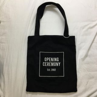 オープニングセレモニー(OPENING CEREMONY)のOPENING CEREMONY トートバッグ  ブラック (トートバッグ)