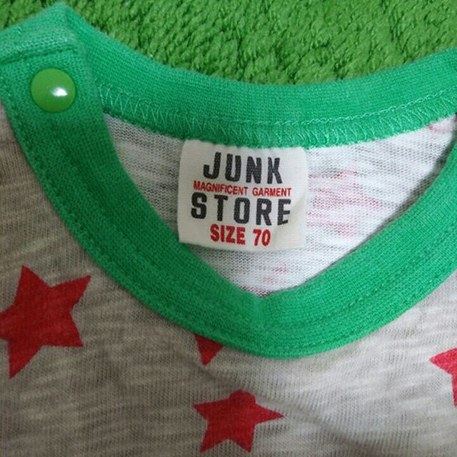 JUNK STORE(ジャンクストアー)の70㎝❤ジャンクストア☺ロンパース キッズ/ベビー/マタニティのベビー服(~85cm)(カバーオール)の商品写真