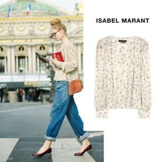 イザベルマラン(Isabel Marant)の専用！今期2017ISABEL MARANT の花柄のシルクブラウス(シャツ/ブラウス(長袖/七分))